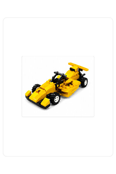 Espri Toys Wange Mini Transportation Racing Car Building Block Set