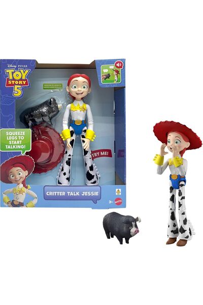 Disney Toy Story 5 Critter Talk Jessie Action Figure, 12 Inches