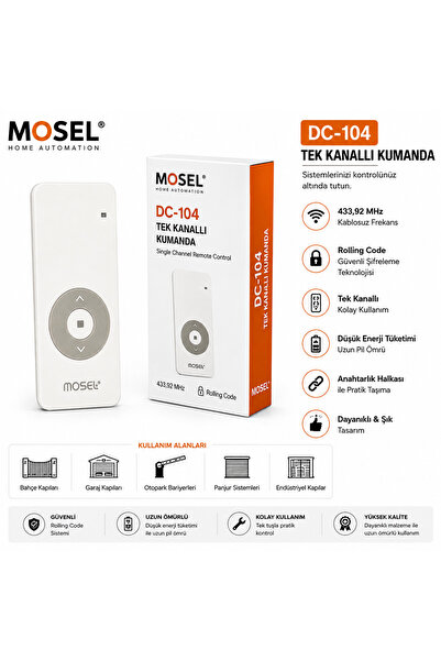 mosel DC-104 Tek Kanallı Kumanda