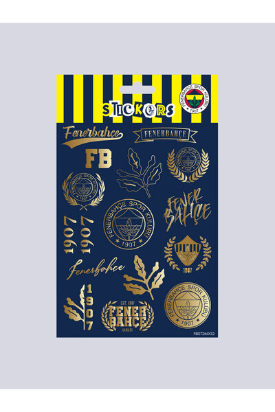 Fenerbahçe LACIVERT GOLD STICKER SHEE