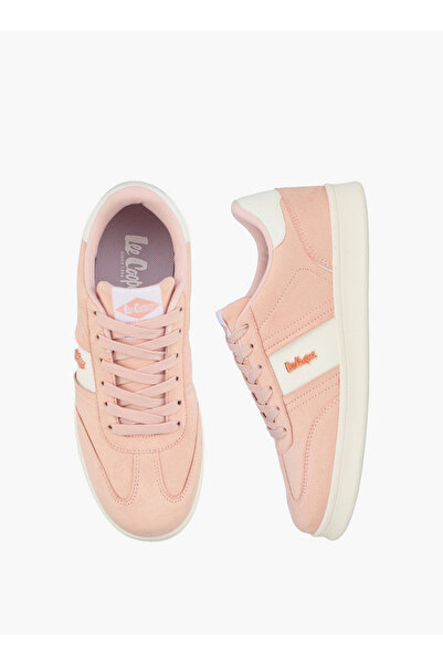 Lee Cooper حذاء رياضي نسائي بكعب عالٍ وأربطة
