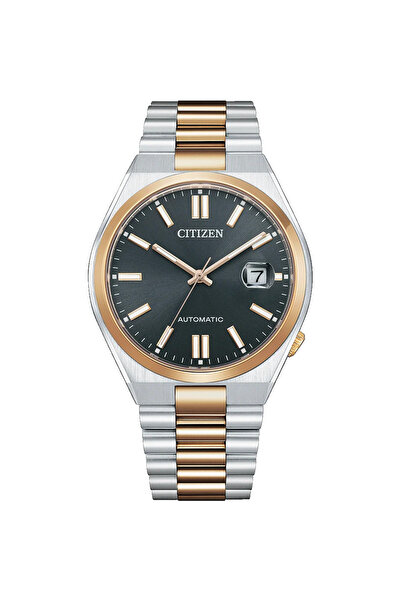 Citizen Ανδρικό ρολόι Tsuyosa Automatic NJ0154-80H, Ροζ χρυσό / Μαύρο