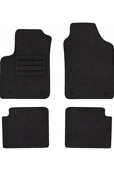 NO BRAND Covorașe auto din catifea ECOLUX pentru FIAT 500 CABRIO (2007 - 2020...