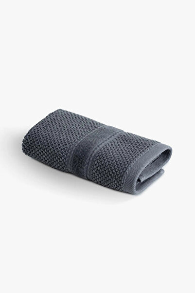 Green Black Anna Navy Blue 100% Cotton Hand Towel