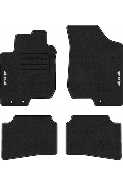 NO BRAND Covorașe auto cu bordură 4x4 pentru KIA CERATO (2005 - 2008) set com...