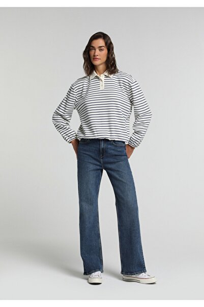Colin's Loose Bootcut Fit Women's Mid Indigo Denim Jean Pants