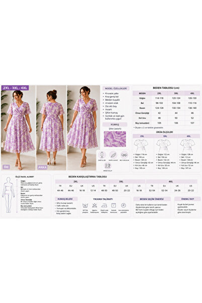 Niloshe&Sinoshe NS Accesories Auranessa |   Plus Size Double Breasted Chiffon...