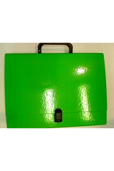 NO BRAND Dosar cu mâner A4 40mm VauPe Classic I cu închidere cu clemă VERDE D...