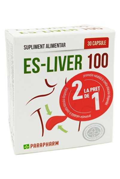 Parapharm Pachet Es-Liver-100, 2x30cps