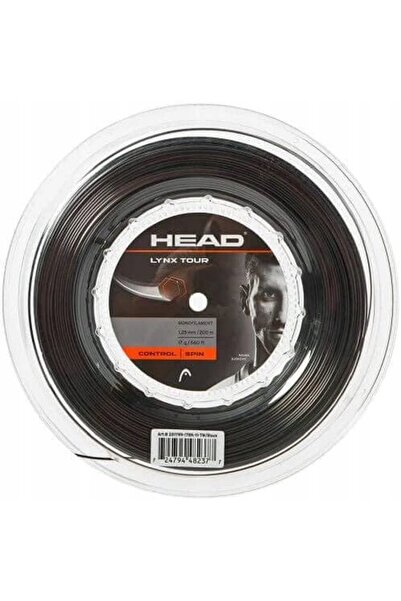 Head Lynx tour 1.25 corzi de tenis negre rolă 200m