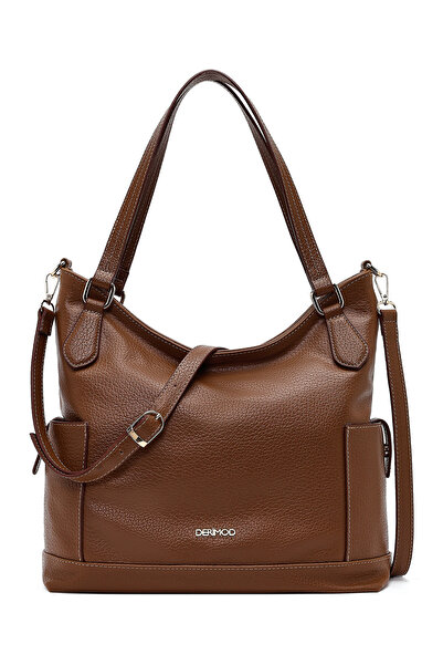 Derimod Women's Brown Long Strap Shoulder Bag Wb520002Sf