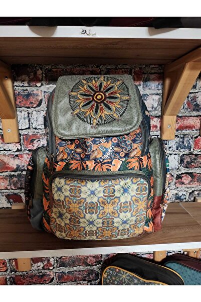 Street Bag Patchwork Backpack