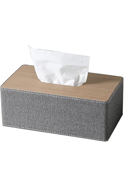 Generic Brand X spring Rectangular Kleenex Box Covers, PU Leather Holder for ...