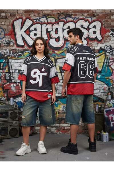 kargasa ST Saint Baskılı Premium Oversize