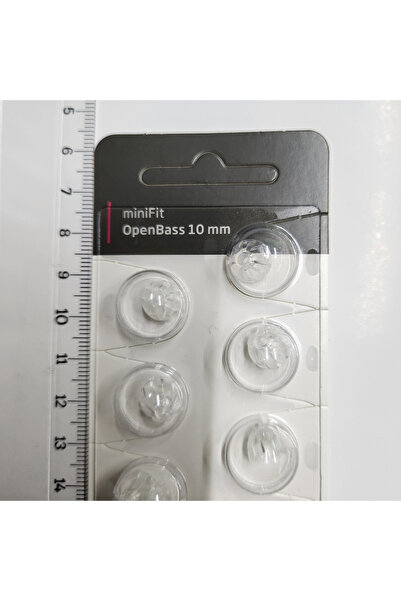YesMed miniFit OpenBass 10 mm Dome, Oticon Uyumlu Muadil miniFit OpenBass 10 ...