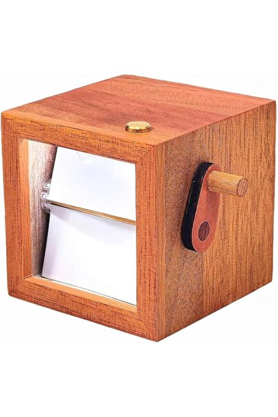 Generic Brand Tazweeq Personalized Photo Flip Box, Custom Hand Crank Photo Al...