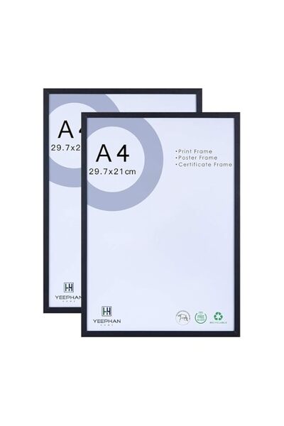 Generic Brand A4 Certificate Photo Frame Made of Solid Wood with Perspex Safe...