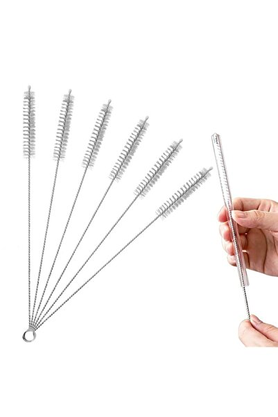 Generic SYNTHORA Straw Cleaner Brushes Set, 6 Pack 7.88 Inch Flexible Nylon T...