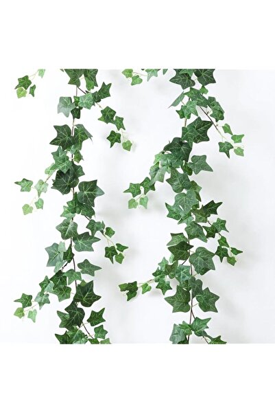 Generic 2 Strands Artificial Ivy Garland, 39" Fake Vine with Silk Green Leave...
