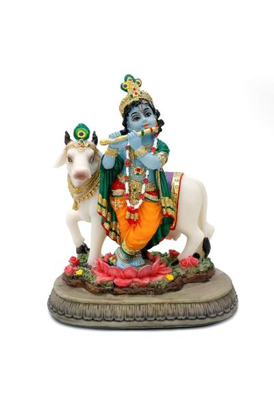 Generic Brand alikiki Hindu God Lord Krishna Statue - 5.7" H India Idol Krish...