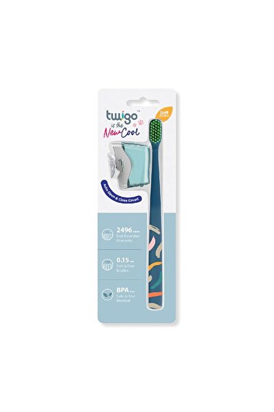 Generic Flipper Toothbrush Cover & Toothbrush Flp Twigo Basic Combo Pack, Sof...