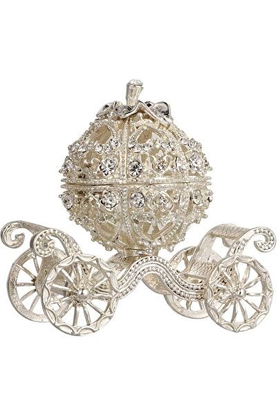 Generic Brand Cinderella Pumpkin Carriage Decorative Hinged Jewelry Trinket B...