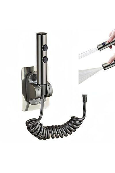Generic Stainless Steels Shattaf Set - Handheld Shower Sprayer with 2m Premiu...