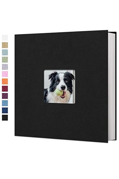 Generic Brand Large Self-Adhesive Photo Album, Linen Cover Scrapbook for 4x6 ...