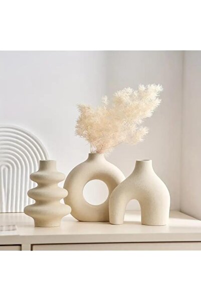 Generic ANTOLE Ceramic Vase Set of 3,Aesthetic Flower Vase,Morden Boho Vases ...