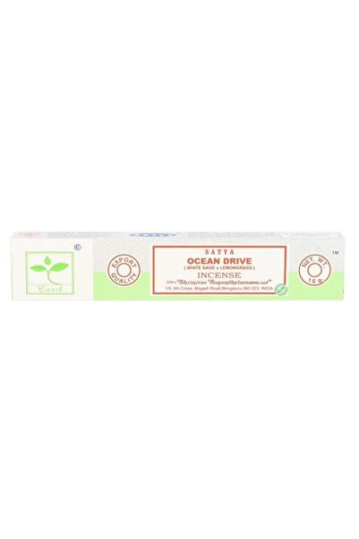 Generic Brand Satya Ocean Drive White Sage and Lemongrass Incense Sticks, 15g