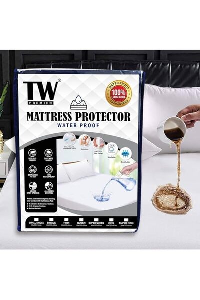 Generic Mattress Protector 200X200+30CM | Waterproof 100% Terry Cotton - Hypo...