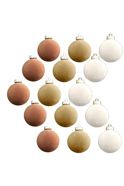 Generic Brand 2023 New Velvet Christmas Balls Christmas Tree Ornaments, Flock...