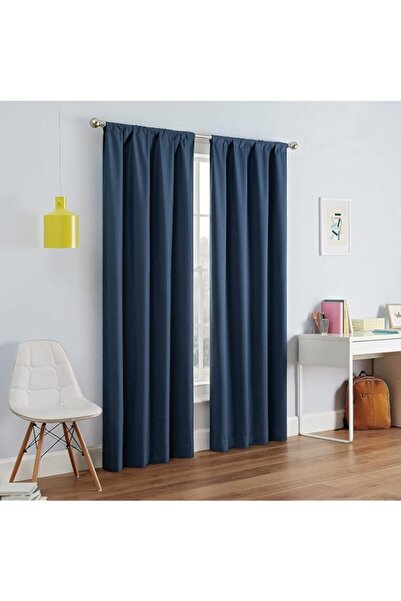 Generic Brand ECLIPSE Kendall Modern Blackout Thermal Rod Pocket Window Curta...