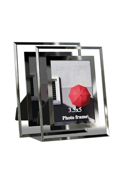 Generic Brand Giftgarden 3.5x5 Picture Frame Modern 3.5 by 5 Glass Frame for ...