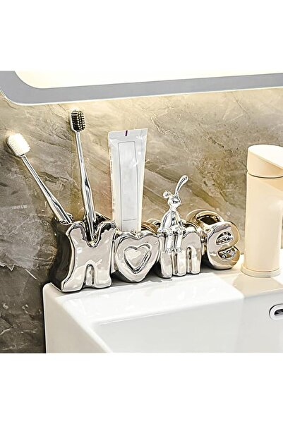 Generic Tazweeq Toothbrush Holder, 4 Slots Tooth Brush Holder for Bathroom, M...