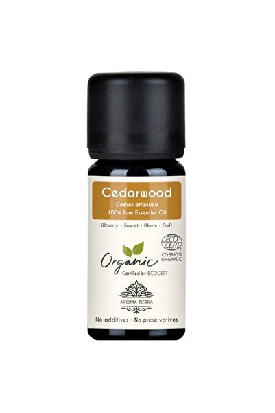 Generic Brand Aroma Tierra Organic Cedarwood Essential Oil 10ml - 100% Pure &...
