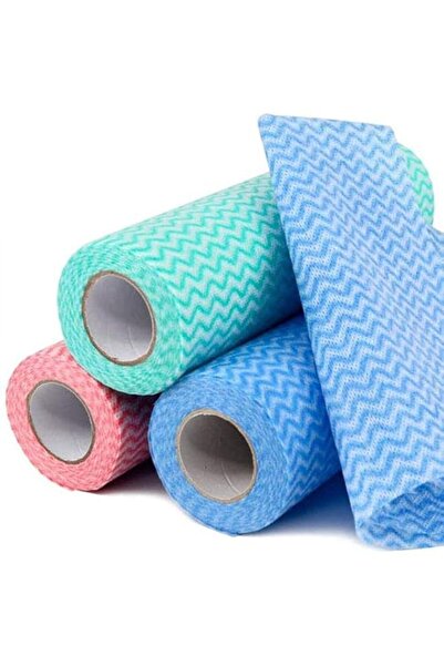 Generic SKY-TOUCH 3 Rolls Reusable Cleaning Wipe Sheet, Multipurpose Towel Cl...
