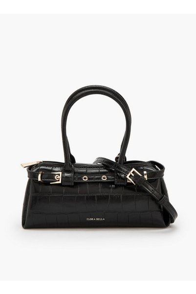 Flora Bella by Shoexpress Textured Shoulder Bag with Detachable Strap