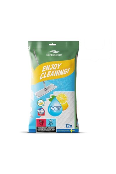 Generic Nordic Stream, Streamy Wet Cloth Refill 1x12 Pcs (15202) - Compatibly...