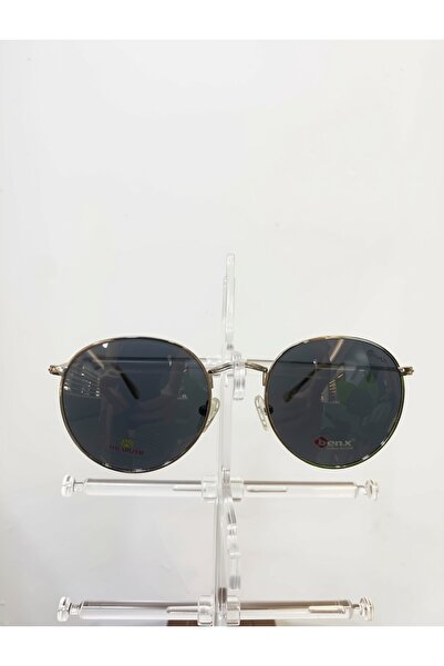 Benx Sunglasses Unisex Metal İnce Çerçeve Yuvarlak Polarize Güneş Gözlüğü