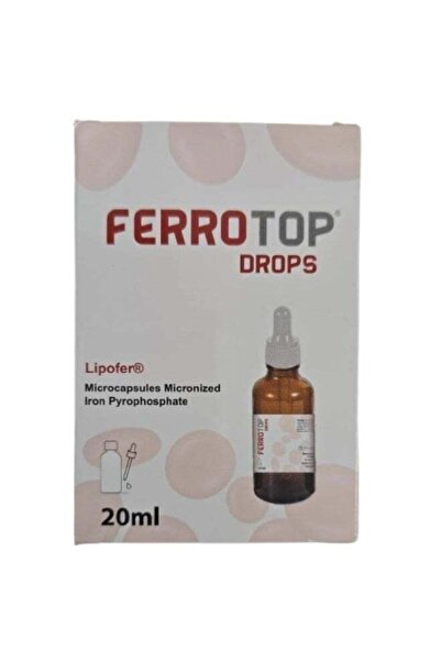 Ferrotone FERROTOP Lipofor Micronized Iron Pyrophosphate Drops, 20ml