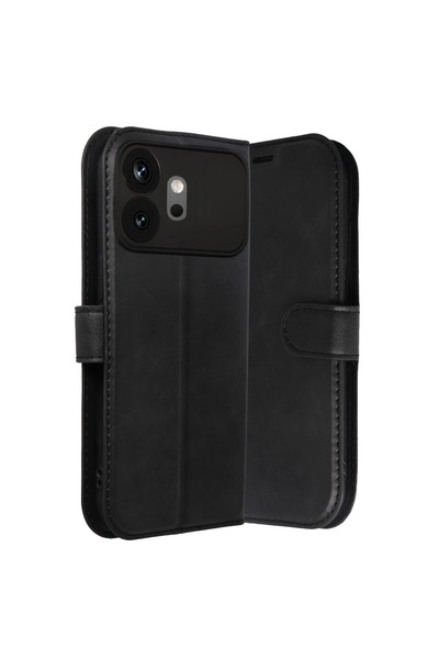 Generic Brand Huawei honor 600 trend s plus flip case - black