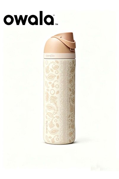 Generic FreeSip Sway Water Bottle with Straw, 24oz, Vintage Floral Print, Lea...