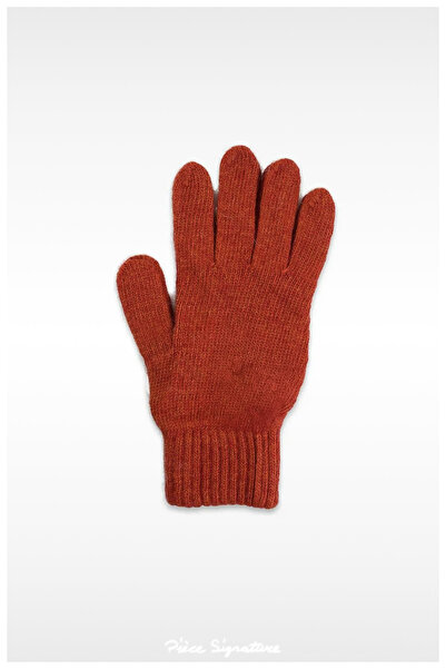 PIECE SIGNATURE 2024 New Five-Finger Angora Gloves Solid Color (50% Viscose 4...
