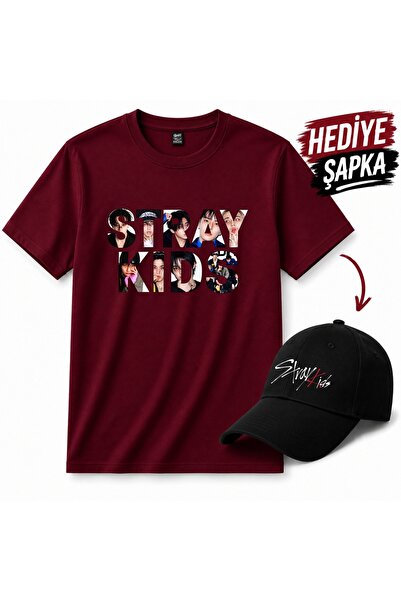barsdepo Tricou STRAYKİDS, Calitate PREMIUM Unisex Copii/Adulți (cu cadou păl...