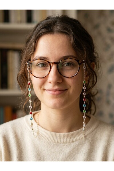 Ralp Moda Heart-Figured Glasses Chain