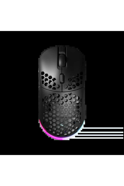 NYF Безжична геймърска мишка Nyfter 22 19000 DPI, 1000 Hz, 72 г, черна, 2 ски...