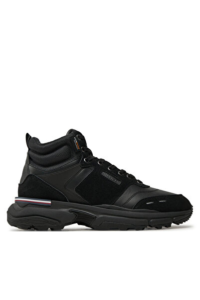 Tommy Hilfiger Erkek Bot ve Spor Ayakkabı High-Top Sneaker M Runner Cordura H...