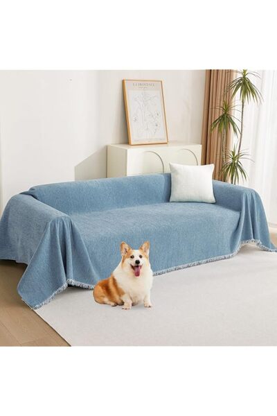 Generic HELEE Sofa Covers Blue Couch Covers, Furniture Sofa Cover Towel Livin...