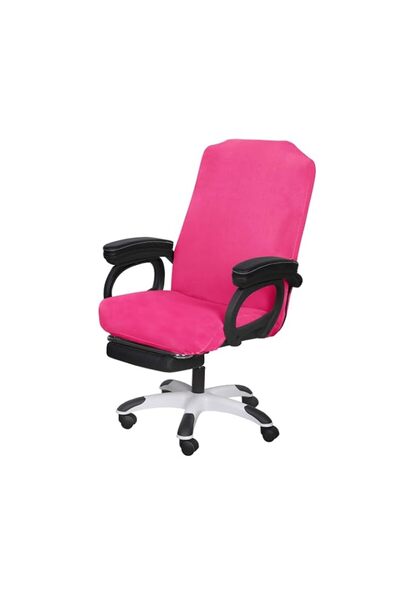 Generic SARAFLORA Office Chair Cover - Medium, Dark Pink - Removable Computer...